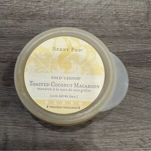 New Gold Canyon Scent Pod 2.4 oz Full Size Toasted Coconut Macaroon